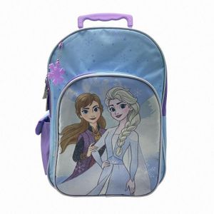 CARTABLE DISNEY trolley Sac à dos à roulettes bleu Reine des Neiges