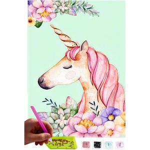 OBJET DÉCORATION MURALE Diamond Painting Mosaïque Diy 5D Set | Licorne | B