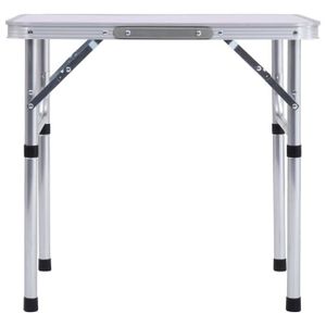 TABLE DE CAMPING KAI Table pliable de camping Blanc Aluminium 60x45