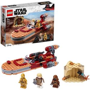 ASSEMBLAGE CONSTRUCTION Jeux de construction LEGO Star Wars, Le landspeeder de Luke Skywalker avec figurine de Jawa, Série Un nouvel espoir, 106 52866