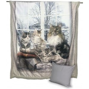 Plaid Polaire Chat Cdiscount