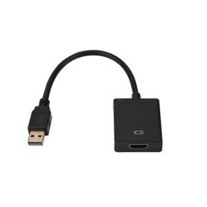 Adaptateur HDMI Vers USB 3.0 – Conversion Vidéo 1080P Pour PC – Neuf, Générique