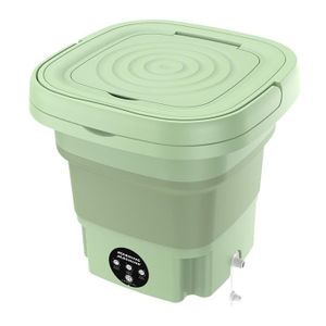 ORVICA Mini machine à laver pliable portable de haute qualité 3kg ,135w+  Panier d'essorage JAUNE à prix pas cher