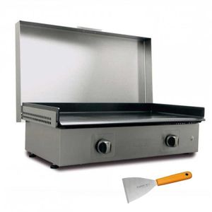 Plancha Gaz Plaque Fonte Emaille 2 Bruleurs Achat Vente Pas Cher