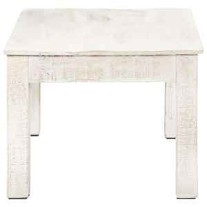 TABLE BASSE Table basse Blanc - VINGVO - YIN - Bois massif - Scandinave - Moderne - Rectangulaire