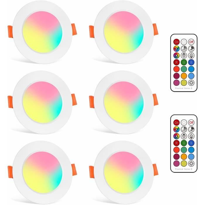 Spot LED Encastrable Connecté Wifi RGB 1.5W Orientable - SILUMEN -  Cdiscount Maison