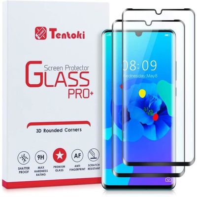 Film de Protection d'Écran - Huawei - P30 Pro - Verre Trempé - Lot de 2 - Couverture Complète