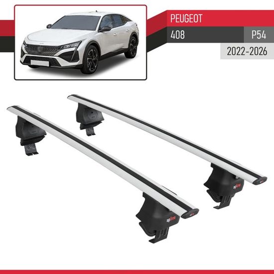 Barres De Toit Pour Peugeot 4007 2007-2012 – Aluminium, Amovibles, Support 75 Kg, Neuf