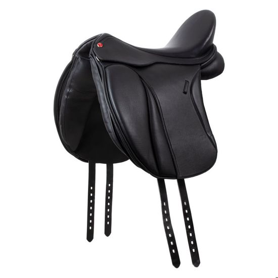 Selle De Dressage LeMieux Pro Sport – Loire Mûrier – Large – Occasion Rouge
