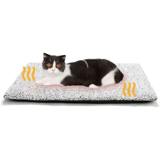 Coussin Auto-chauffant Pour Chien Et Chat - Sans électricité, Lavable En Machine, Antidérapant - Taille L (48x70 Cm)