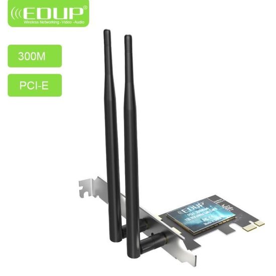 Carte Wi-Fi PCI Express Double Bande 2.4G/5G + Bluetooth 4.0 Pour PC Bureau