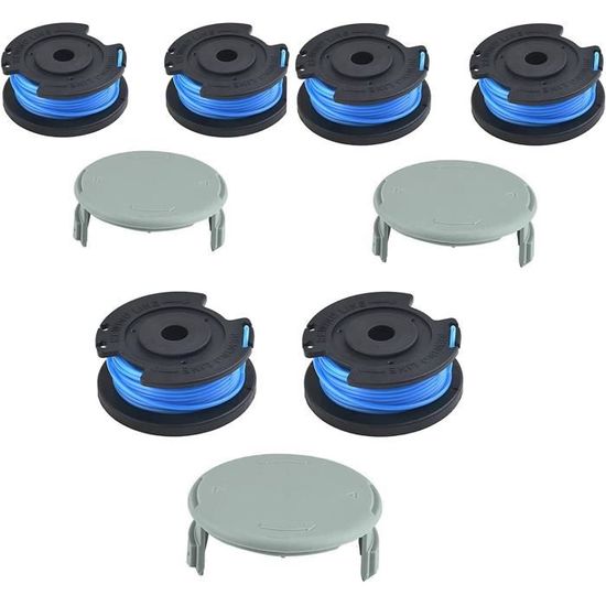 Set 2 Bobine Si Capac De Protectie Pentru Trimmer Black Decker GL650/GL660/ GL670/GL315/GL337/GL350/GL652