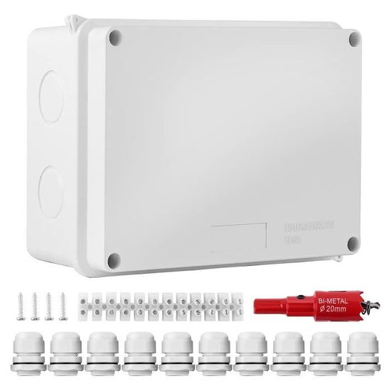 Omabeta Boîte de dérivation Boîte de Jonction Étanche IP68 10‑14mm