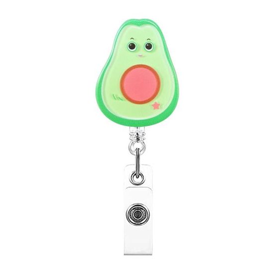 Porte-badge Rétractable Avec Pince En Forme De Grenouille - Pour Infirmières, Médecins, Enseignants, Employés De Bureau (dimensions : 10,9 X 6,9 Cm)