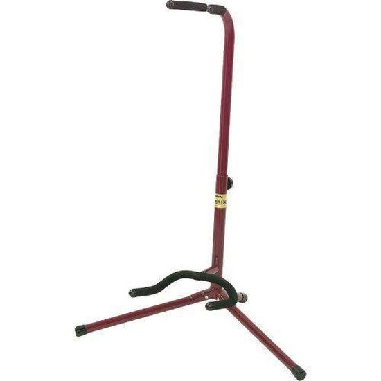 BSX 518051 Support Guitare Classic Rouge - Robuste Et Compact