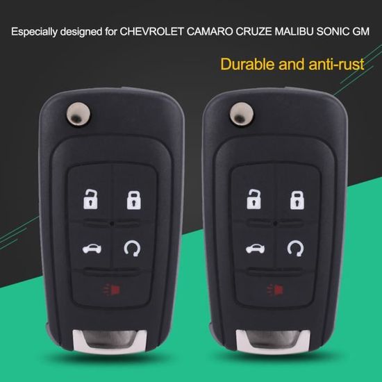 Dilwe Keyless Entry Remote, Black Car Remote Key Portable Plastic High ...
