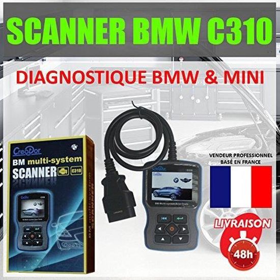 Mister Diagnostic® BMW C310 SCANNER - Valise Diagnostique BMW & MINI - INPA  K+DCAN Valise Diag OBD2