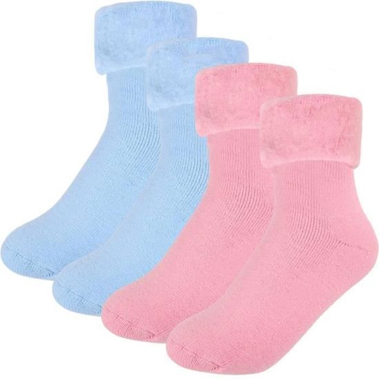 Lot De Chaussettes Femme Douces Polaire - Plusieurs Couleurs - Hiver Confort