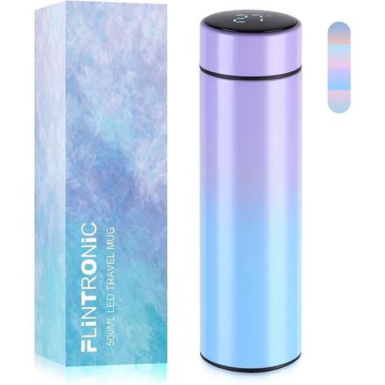 Maxer Bouteille D'Eau En Acier Inoxydable 500ml Jisoo Jennie Rose Lisa - Isotherme Double Paroi Pour Sport Et École