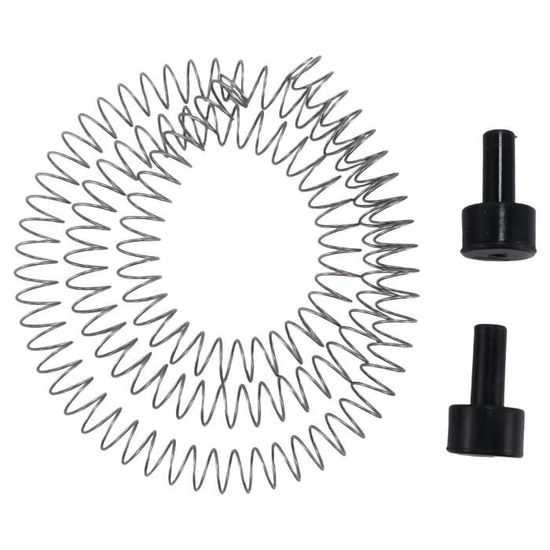 Frein à Ressort Pour Tyrolienne YUMIN – Acier Inoxydable, 165 Cm, Diamètre 2,5 Cm, Avec Bouchons Silicone, Décélération Efficace