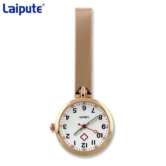 Montre à Gousset Infirmière Acier Inoxydable Quartz - Montre à Revers Suspendue Style2
