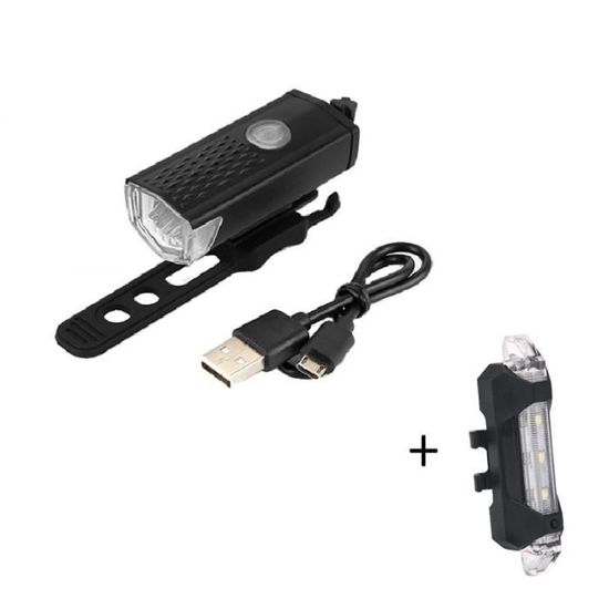 Phare Avant Vélo Haute Luminosité – Rechargeable USB-C, 5 Modes, Détection Lumière, étanche