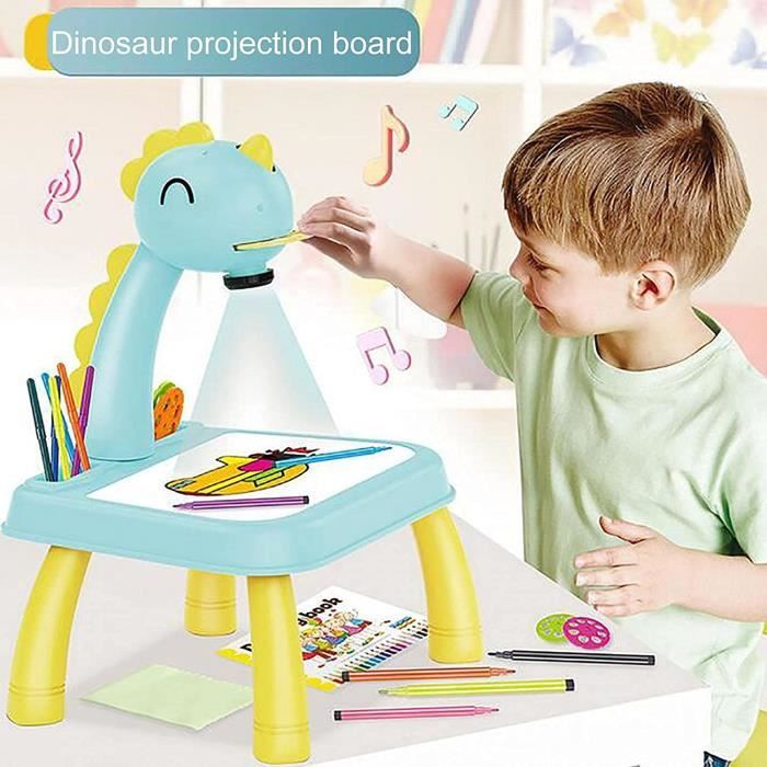 Projecteur de dessin pour enfants avec lumière et musique, projecteur intelligent pour esquisse, machine de peinture pour garçon et