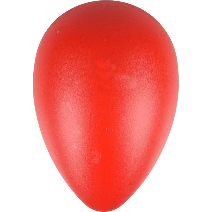 Oeuf rouge en plastique M ø 13 cm x 18.5 cm de hauteur Jouet pour chien - Flamingo