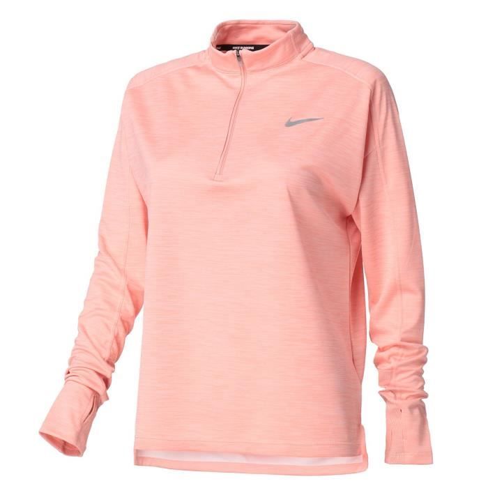 T shirt nike sales manche longue femme
