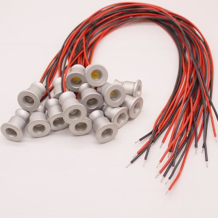 1 Pack Mini spots LED 12V 1W encastrables Lumière blanche spots LED