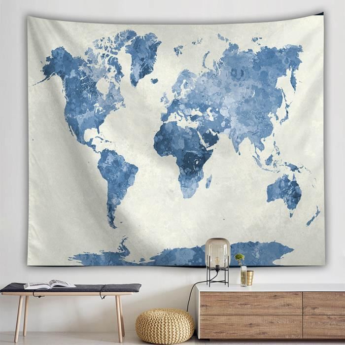 Tapisseries murales carte du monde vintage suspendus Hippie tapisserie couvre-lit tapis de Yoga nouveau ZJH90219885C_1788