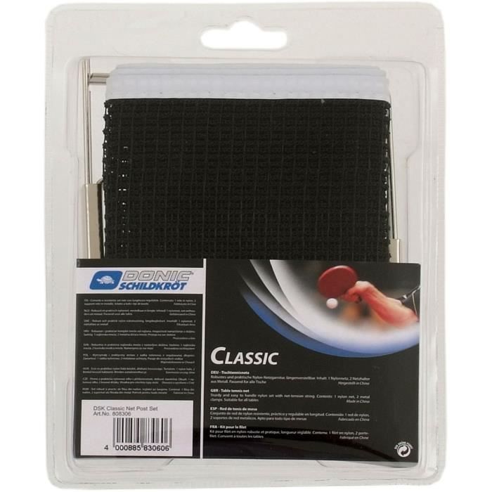 DONIC SHILDKROT set poteaux et filet de tennis de table