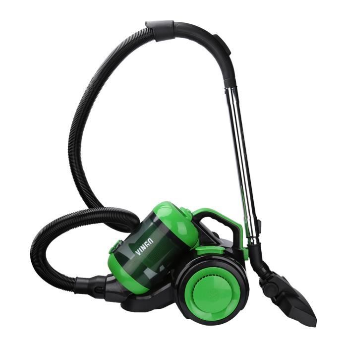 Hengda Aspirateur traîneau sans sac Puissance maximale: 900 watts volume du bac à poussière: 3 litres Filtre hygiénique lavable asp