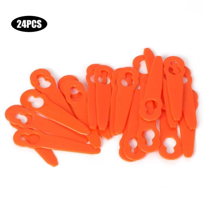 24 pcs en plastique tondeuse lame machine coupe lames pour Stihl Polycut 2-2 -ABI