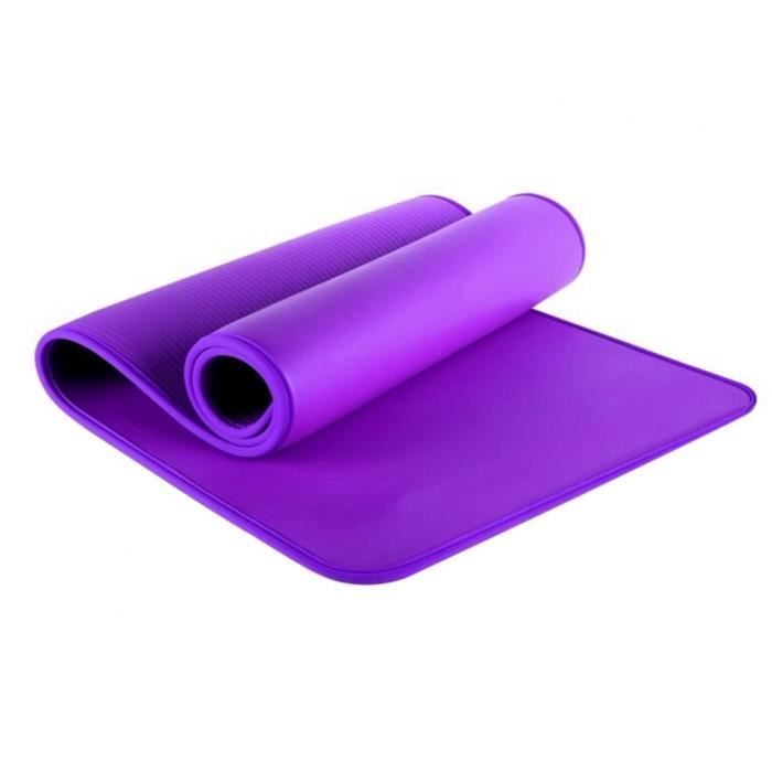 Tapis de sol,Tapis de Yoga épais antidérapant, tapis de Sport, exercice physique, Pilates, coussin - Type Violet