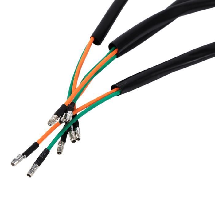 ARAMOX Indicateur de clignotant de moto 4x clignotants universels de moto clignotants ampoule ambre 12V