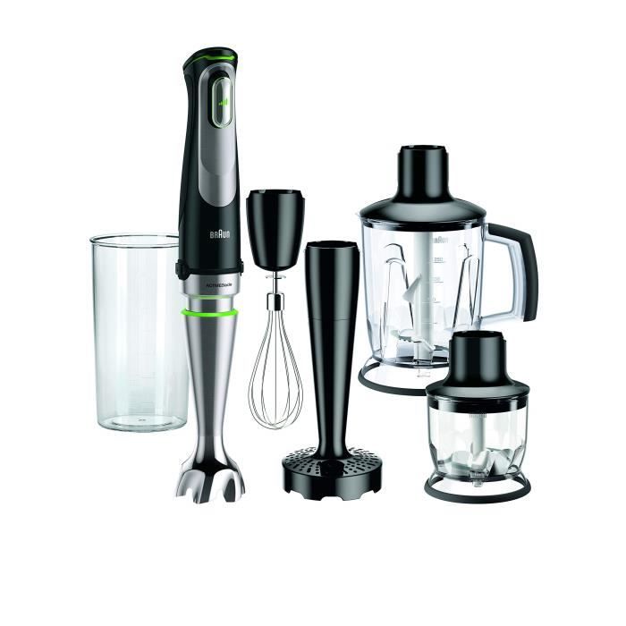 Braun MQ9047 MultiQuick 9 Minipimer Mixeur plongeant, 1000 W, Plastique - 0X22111286