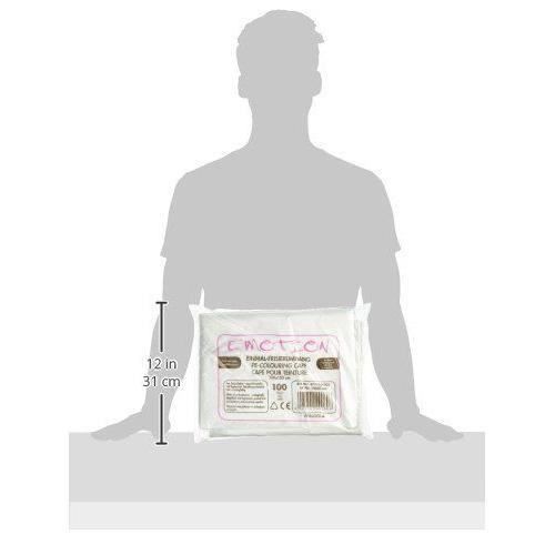 Efalock Emotion Lot de 100 capes de coiffeur jetables et martelées - 12176