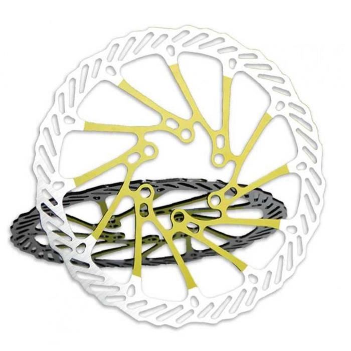 Rotor à vélo 160mm Ultra Light Bike Vélo Vélo Vélo Vélo G3 Frein Cyclisme Rotor Vélo Vélo Rotors Jaune 1PC