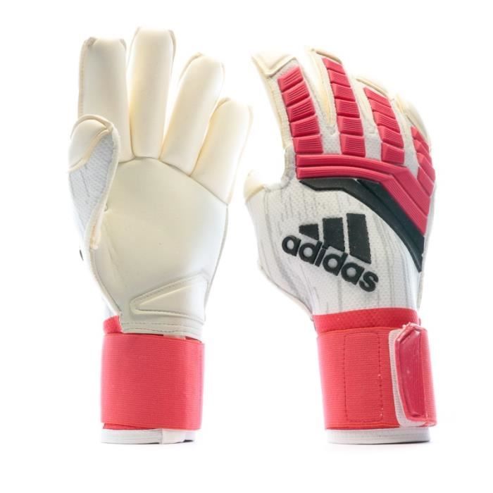 Predator Fingertip Gants de gardien foot blanc Adidas