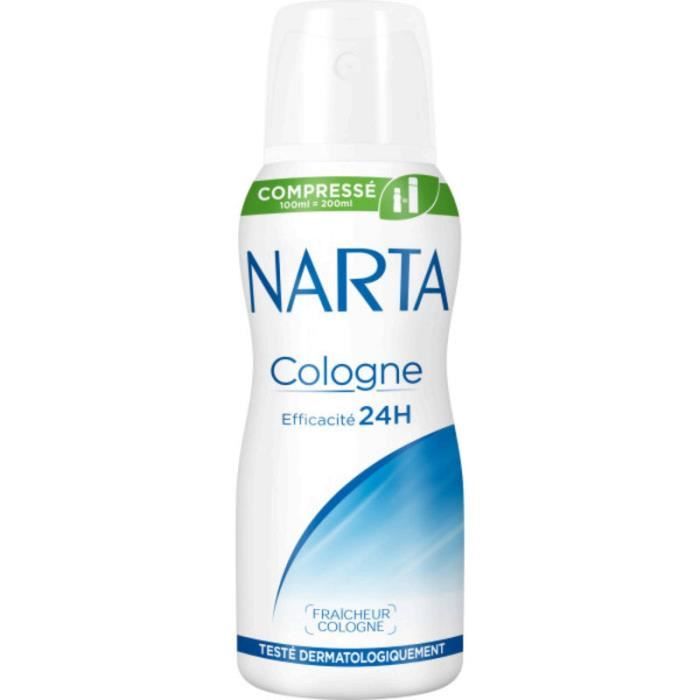 NARTA Déodorant cologne compressé 24h - 100 ml