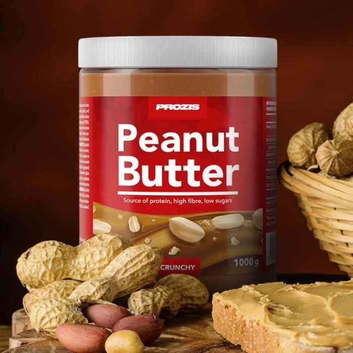 PROZIS - Beurre de Cacahuète 1 000 g - Croquant