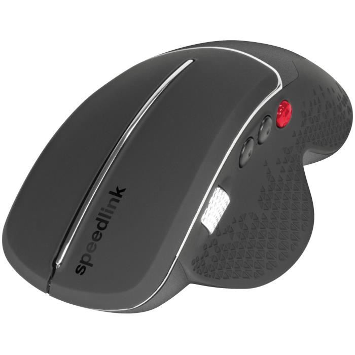 Speedlink Litiko - Souris sans fil ergonomique - droitier - capteur optique 2400 dpi - 5 boutons - molette sur le côté ( Catégorie