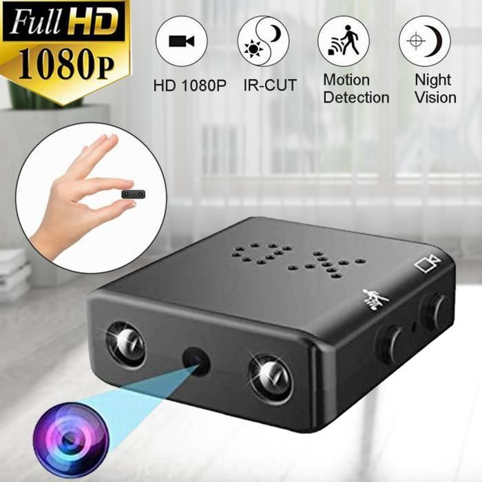 TEMPSA Mini Caméra Espion Cachée HD 1080P Vision Nocturne et Détection de Mouvement pour Surveillance de Sécurité
