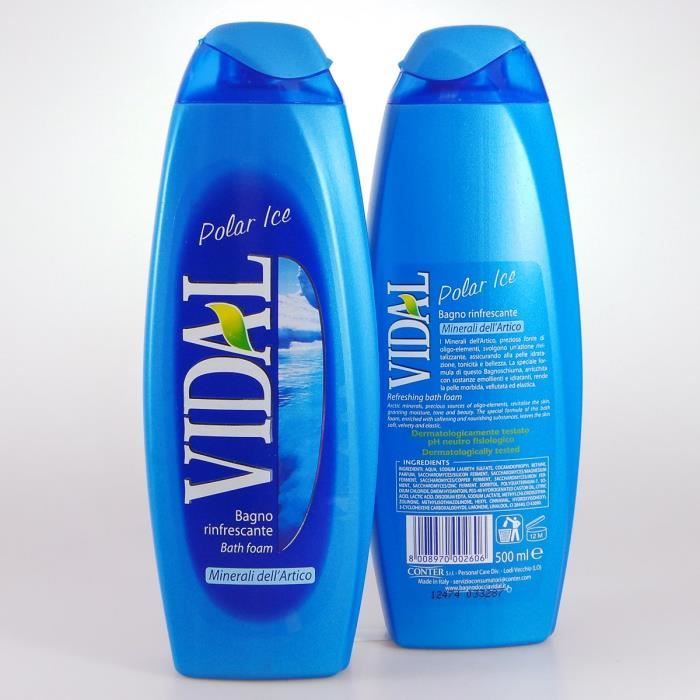 VIDAL Salle De Bain 500 Polaire Bain À Bulles De Glace Et Savons Corps