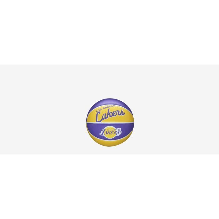 Mini ballon Los Angeles Lakers Nba Team Retro 2021/22 - jaune/violet - TU