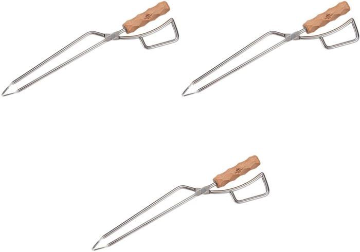 Pince à Bûches TOPWAY 300mm - Manche TPR Pour Soulever Et Déplacer Du Bois