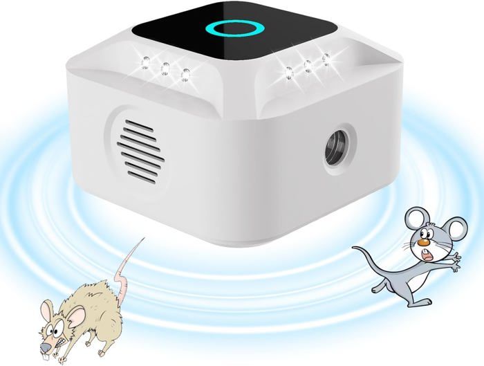 Répulsif à Ultrasons Anti-souris Et Insectes - 3 Modes - Sans Produits Chimiques - Pour Maison, Cuisine, Garage - 5