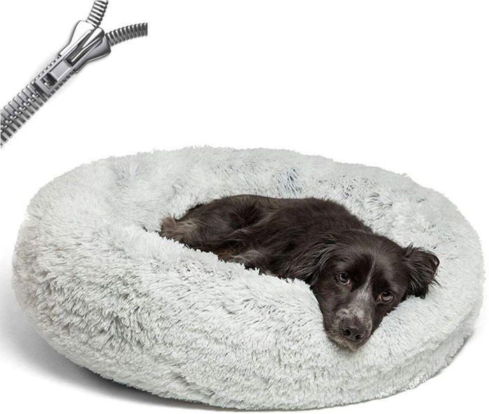 Comparer les prix de Panier Anti Stress pour Chien, Coussin Dehoussable, Confortable et Lavable
