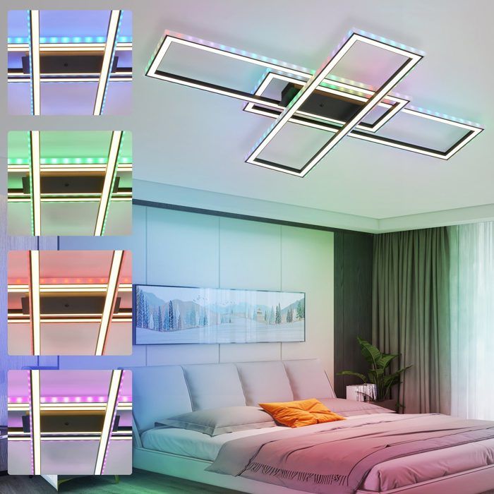 plafonnier-led-nettlife-100-cm-50w-dimmable-avec-t-l-commande